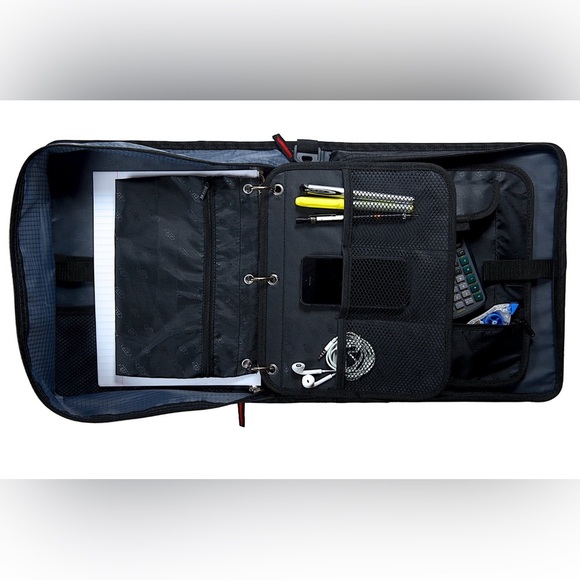 Case-it Black and Red Zipper Binder - Picture 10 of 15